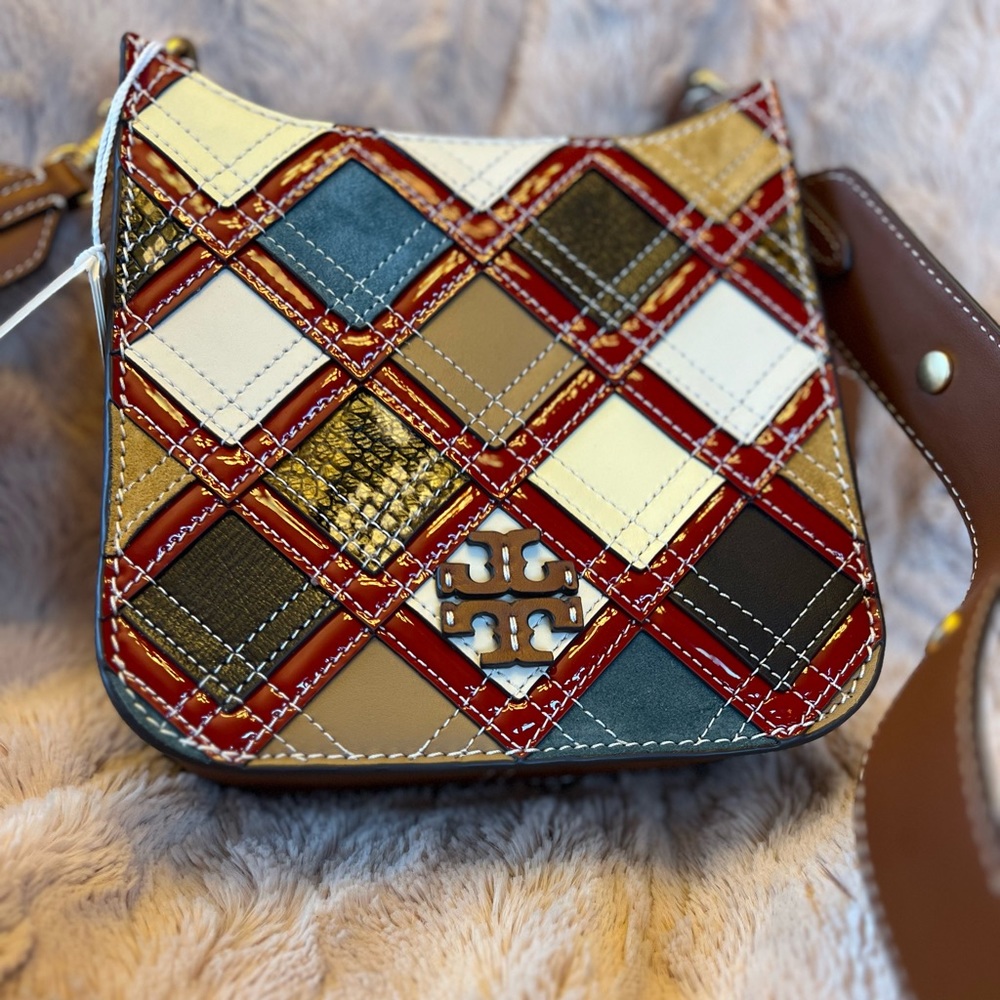 Tory Burch Mini McGraw Multi Color Handbag